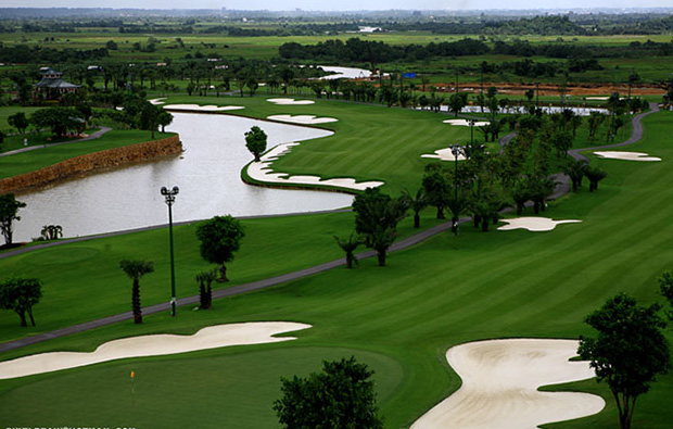 aerial view, hanoi golf club, hanoi, vietnam