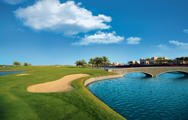 18th green, the address montgomerie dubai, dubai, united arab emirates