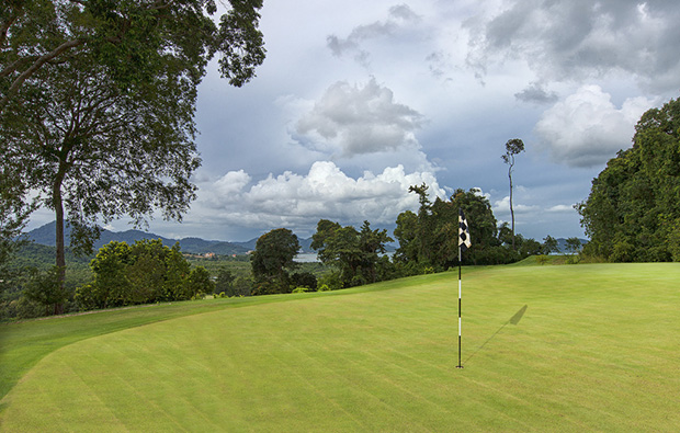 view over green 99 east golf club, langkawi