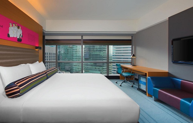 Aloft Kuala Lumpur Sentral Hotel Room
