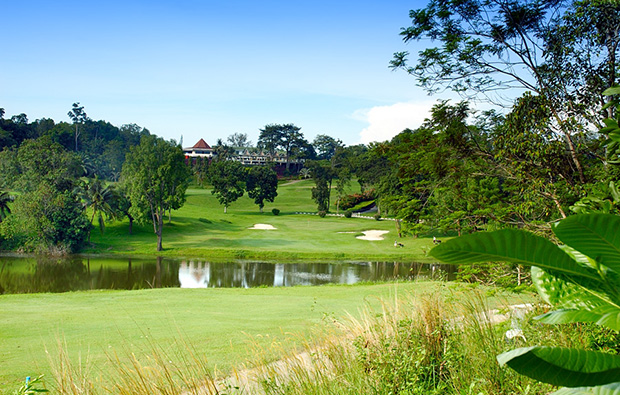 water hazard Ayer Keroh Country Club, Malacca, Malaysia