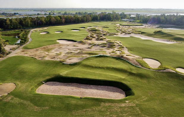 Ballyshear Golf Links Aerial