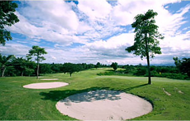 Green at Blue Sapphire Golf Resort in Kanchanaburi, Thailand