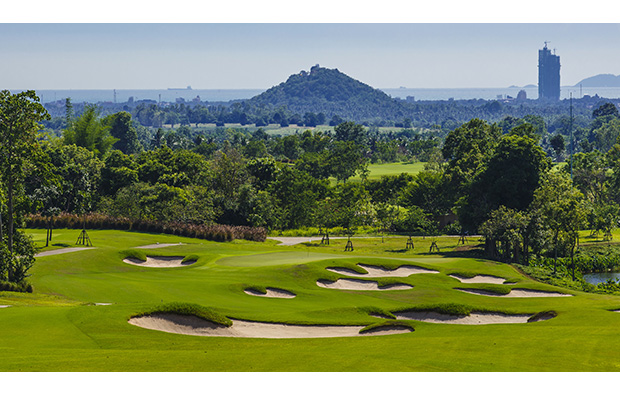 2nd hole, siam country club plantation course, pattaya, thailand