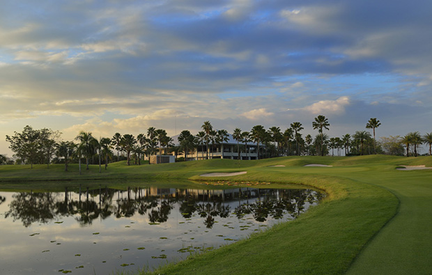 clubhouse at lotus valley golf club, bangkok, thailand