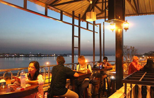 Dinner Overlooking Mekong