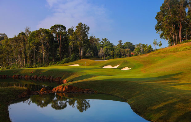 Green at The Els Club Desaru Coast Valley Course