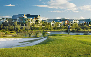 View of resort at Emerald Lakes Golf Club