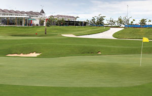 green, grand phnom penh golf club, phnom penh, cambodia