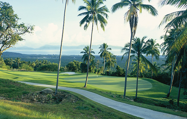 14th hole  santiburi samui golf club, samui, thailand