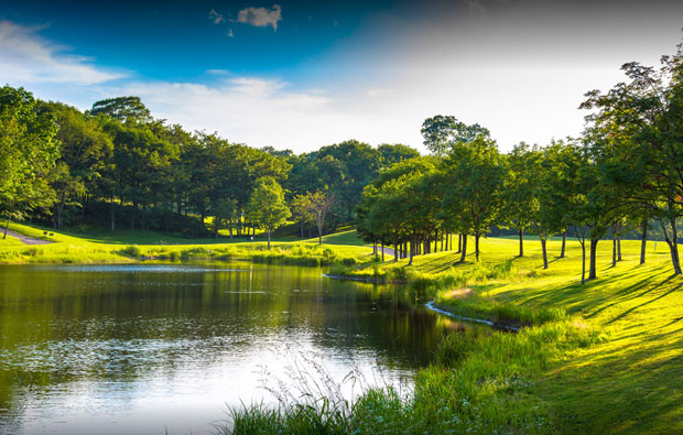 Hokkaido Golf Club Water Hazard