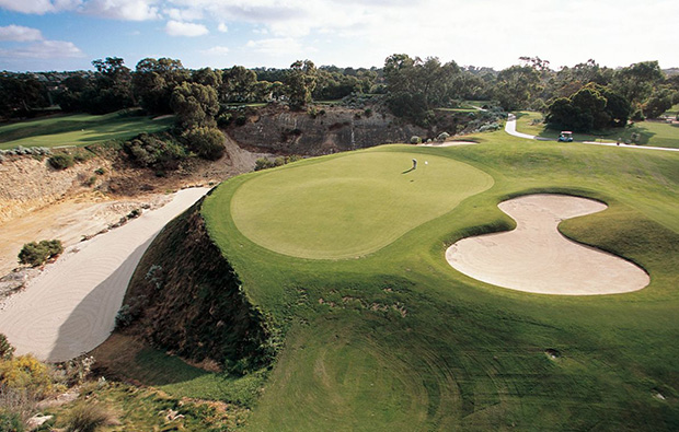 Aerial view Joondalup Golf Club, Perth