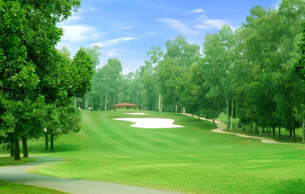 lake, kings island country club lakeside course, hanoi, vietnam