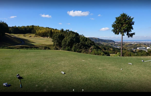 Kansai Kuko Golf Club View from Tee Box