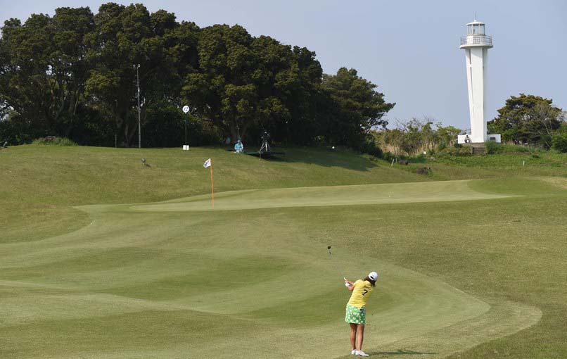 tee boxes Kawana Hotel Golf Course Fuji Course