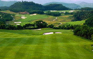 mountain side view at leadbetter course mission hills, guandong china