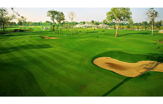 view at long thanh vientiane golf course, laos