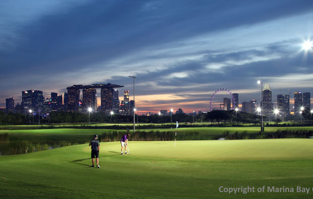 Marina Bay Golf Course night golf