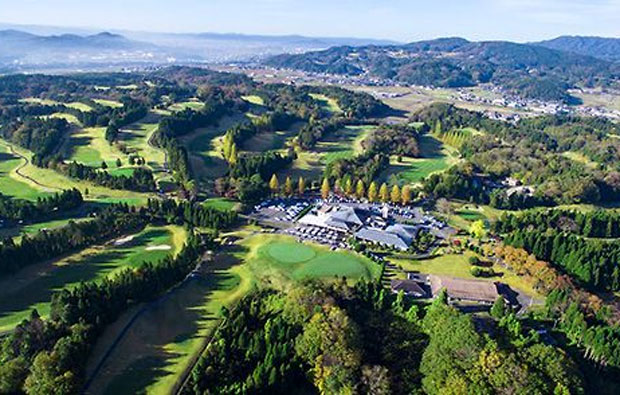 aerial view Meihan Chisan Country Club