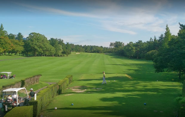 tee box Mie Country Club, Japan