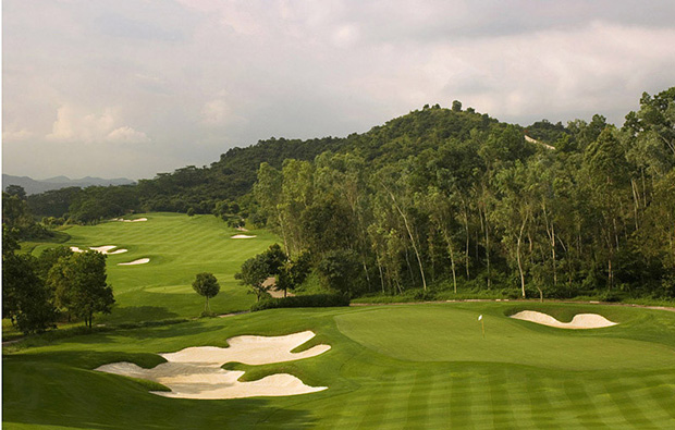 green way view at faldo course mission hills, guangdong china