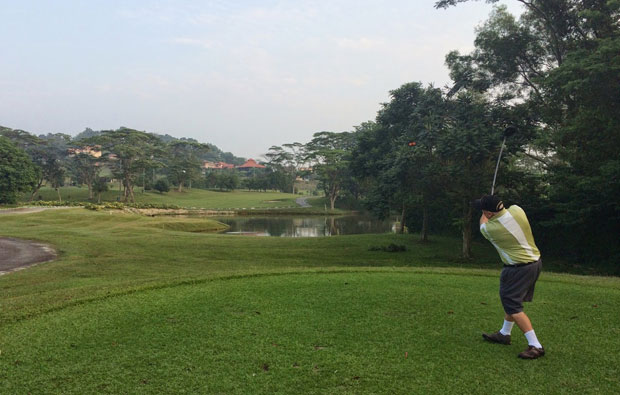 Tee Box Monterez Golf Country Club, Kuala Lumpur, Malaysia