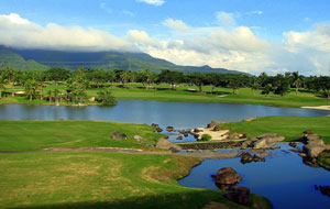 Water Hazards at Mt Malarayat Golf Country Club, Manila, Philippines