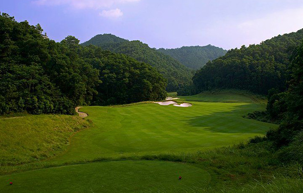 green way at norman course mission hills, guangdong china