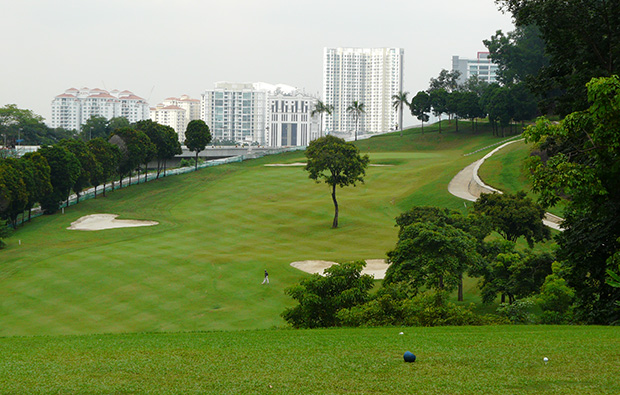 downhill fairway kelab golf perkhidmatan awam, kuala lumpur