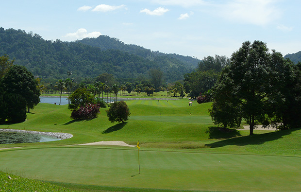 9th green templer park country club, kuala lumpur