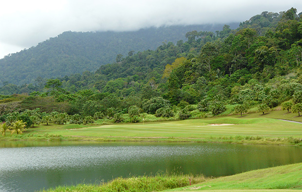 2nd green gunung raya golf resort, langkawi