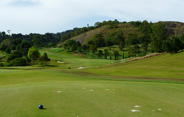 fairway from tee box gunung raya golf resort, langkawi