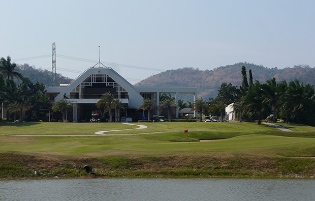clubhouse, majestic creek golf club, hua hin, thailand