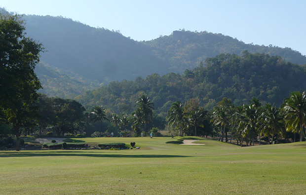 fairway, palm hills golf club, hua hin, thailand
