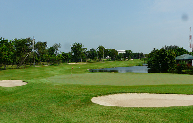 green at bangkok golf club, bangkok, thailand