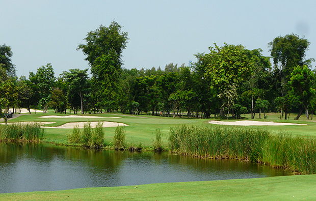 water hazard,  bangkok golf club, bangkok, thailand