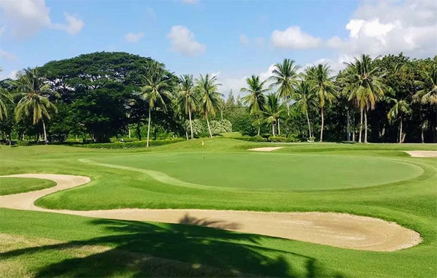 green, palm hills golf club, hua hin, thailand