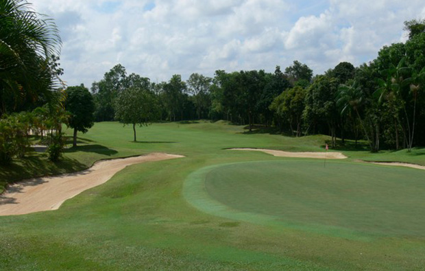 tree-lined fairway Palm Resort Golf Country Club, johor, malaysia