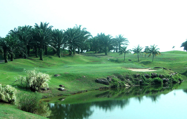 3rd hole  IoI Palm Villa Golf Country Resort, johor bahru, malaysia