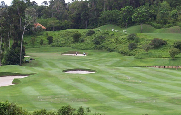 fairway bunkers, permata sentul golf, jakarta, indonesia