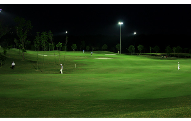 night golf Ponderosa Golf Country Club, johor, malaysia