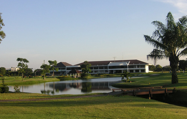 clubhouse, the royal golf country club, bangkok, thailand