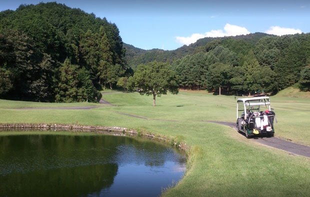Satsuki Golf Club Tenpai Course Water Hazard