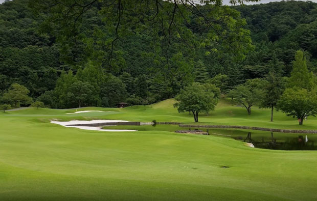 Taiheiyo Club Sano Hillcrest Course Water Hazard