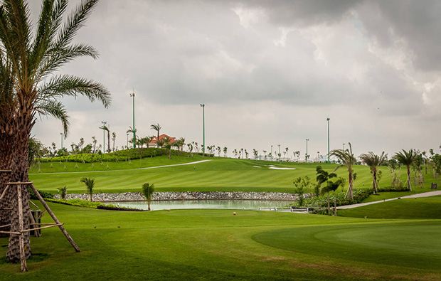 lake, tan son nhat golf course, ho chi minh,vietnam