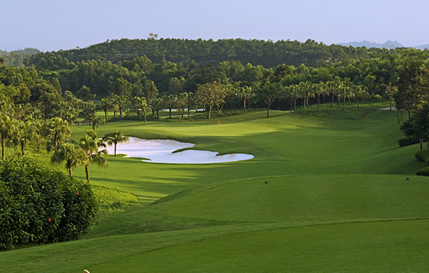 fairway view  at world cup course mission hills, guangdong china