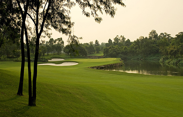 scenery at  at world cup course mission hills, guangdong china