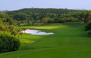 fairway at world cup course mission hills, guangdong china