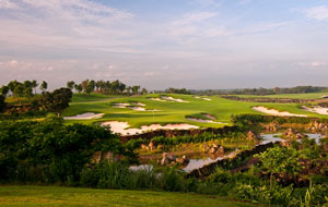 17th green Blackstone Golf Course Mission Hills