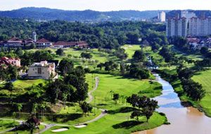 aerial view Bukit Jalil Golf Country Resort, kuala lumpur